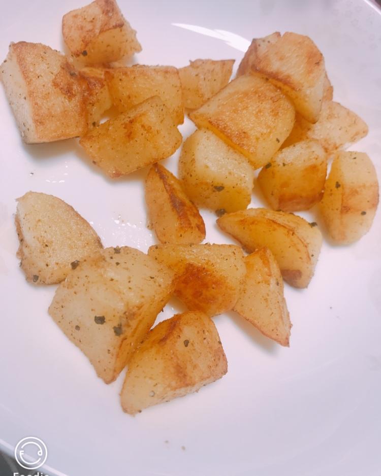 孜然香辣煎小土豆