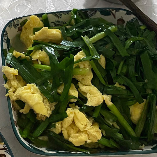 韭菜炒鸡蛋——三分钟快手下饭菜 掌握火候的秘诀