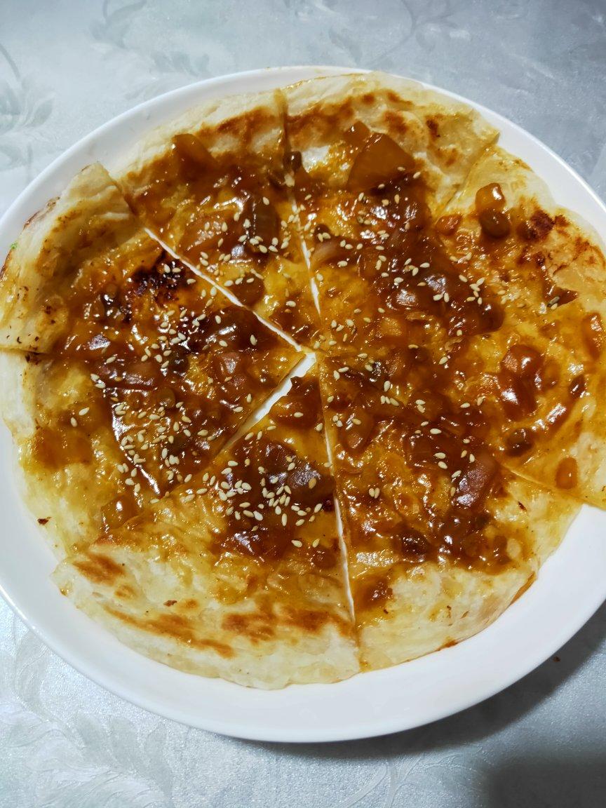 免揉面，自制酱香饼