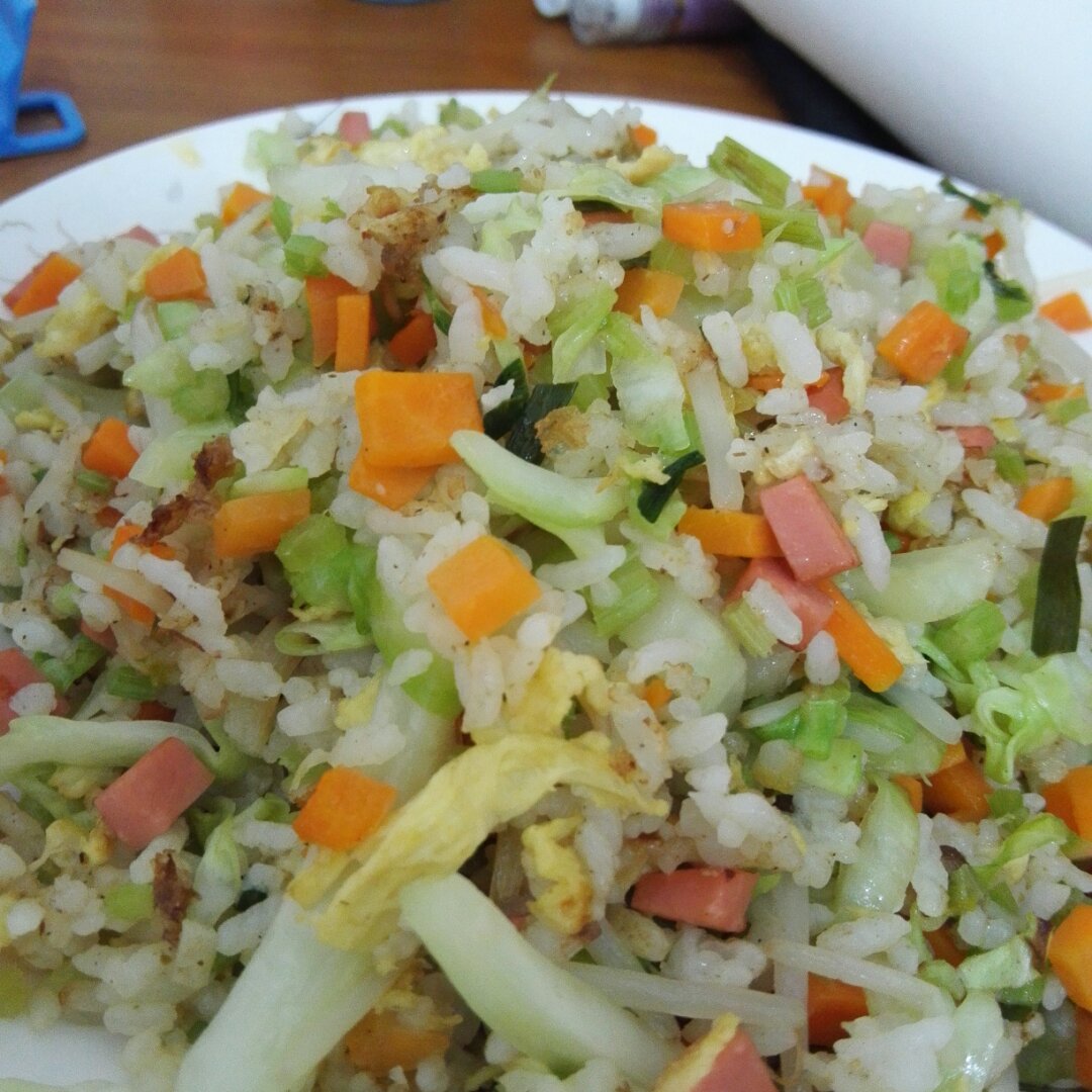 栗子树小姐做的蛋炒饭