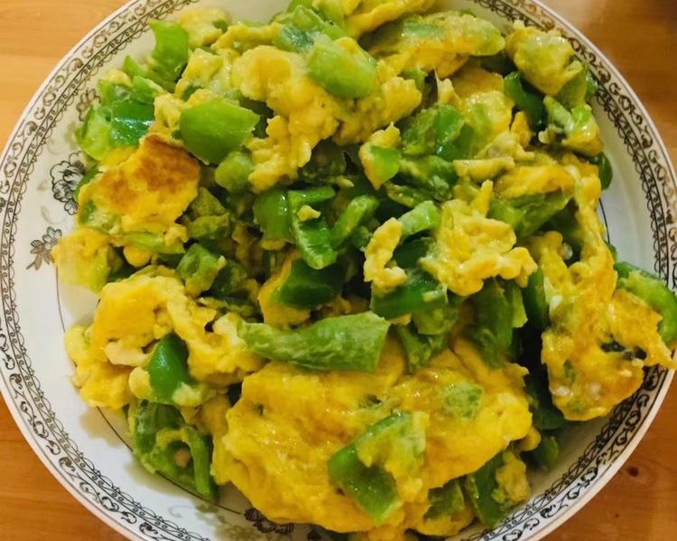 快手菜：青椒炒鸡蛋🥚