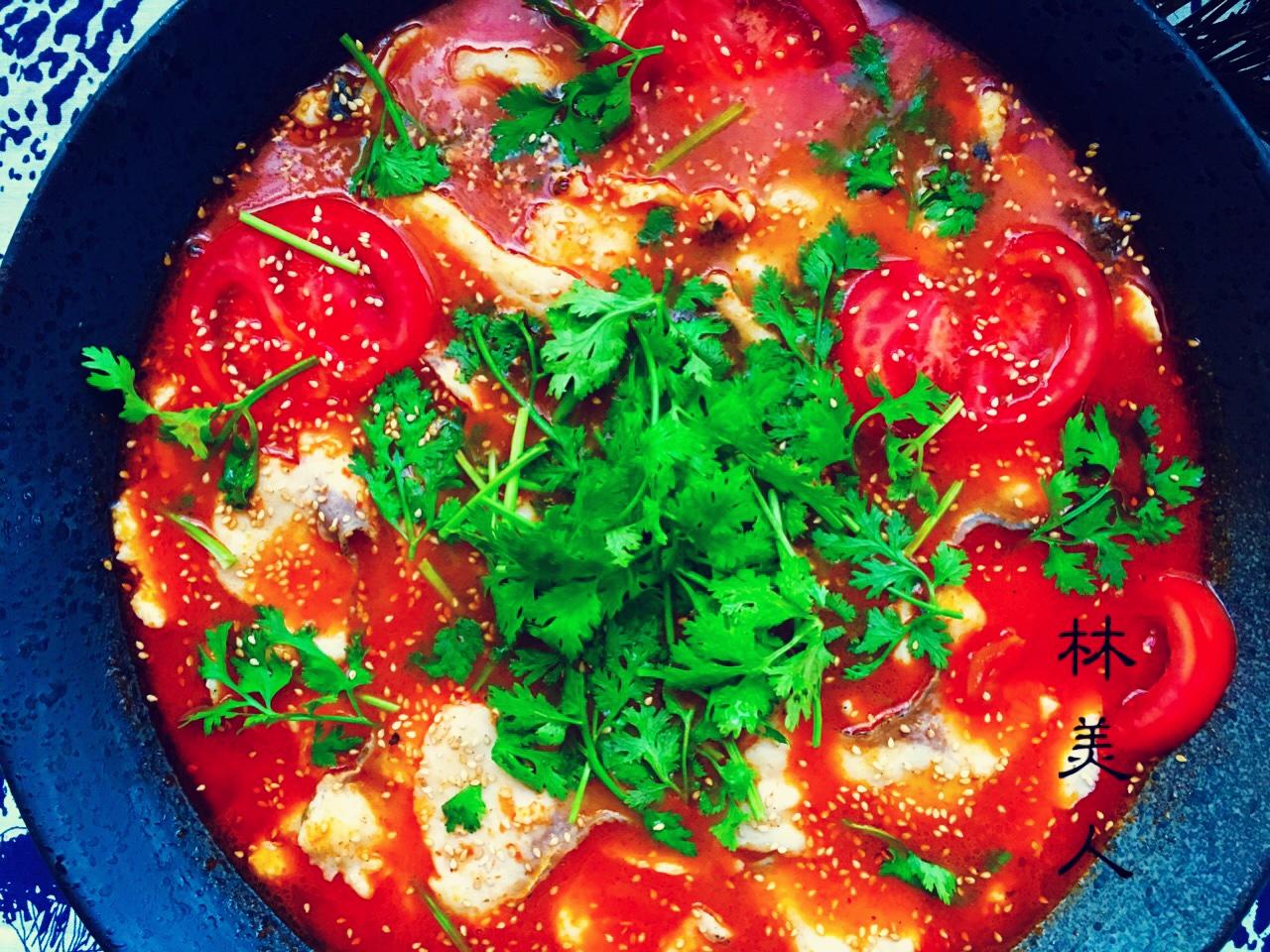 酸汤番茄鱼的做法