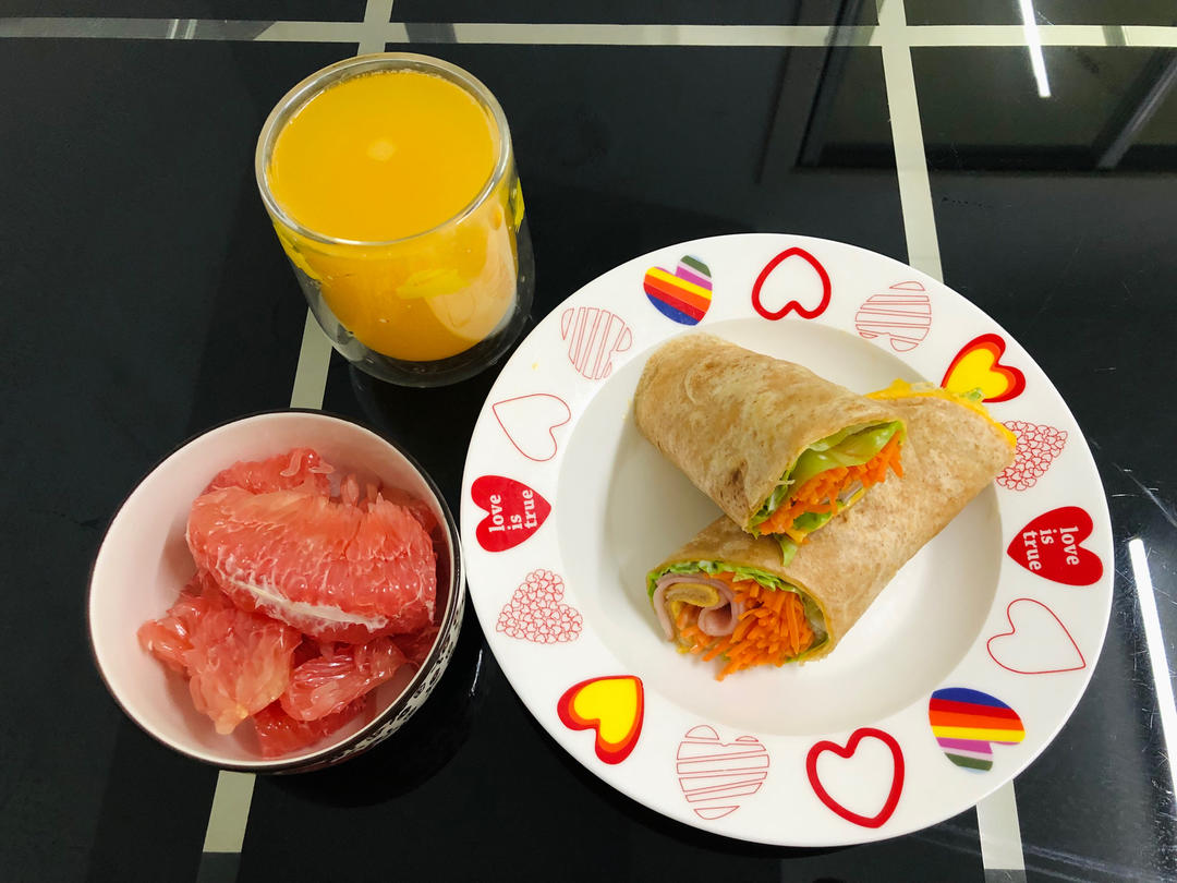 全麦卷饼