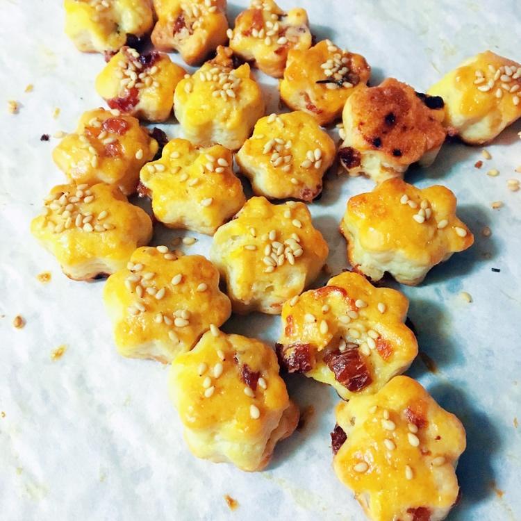 司康芝麻饼 宝宝辅食食谱