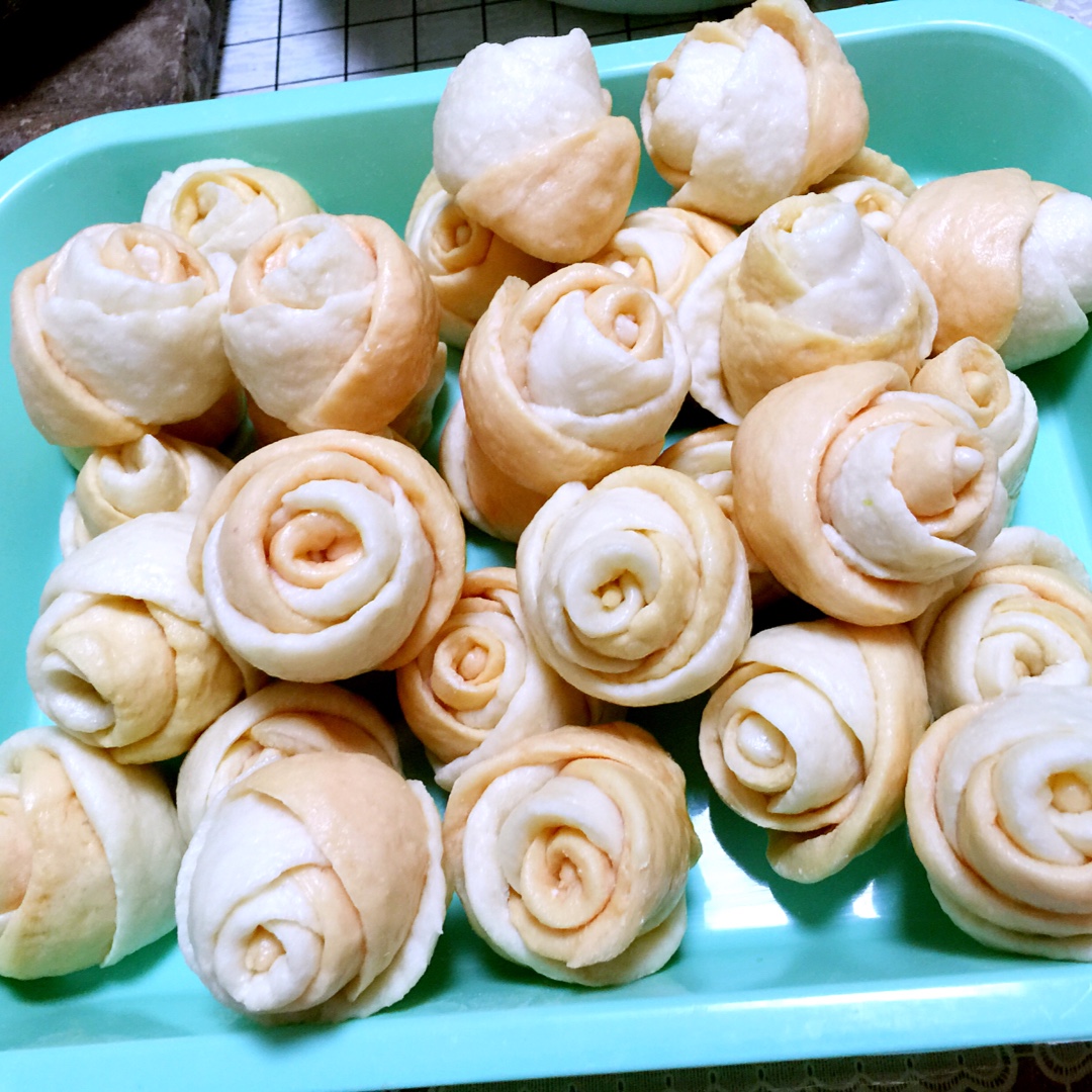 玫瑰花馒头