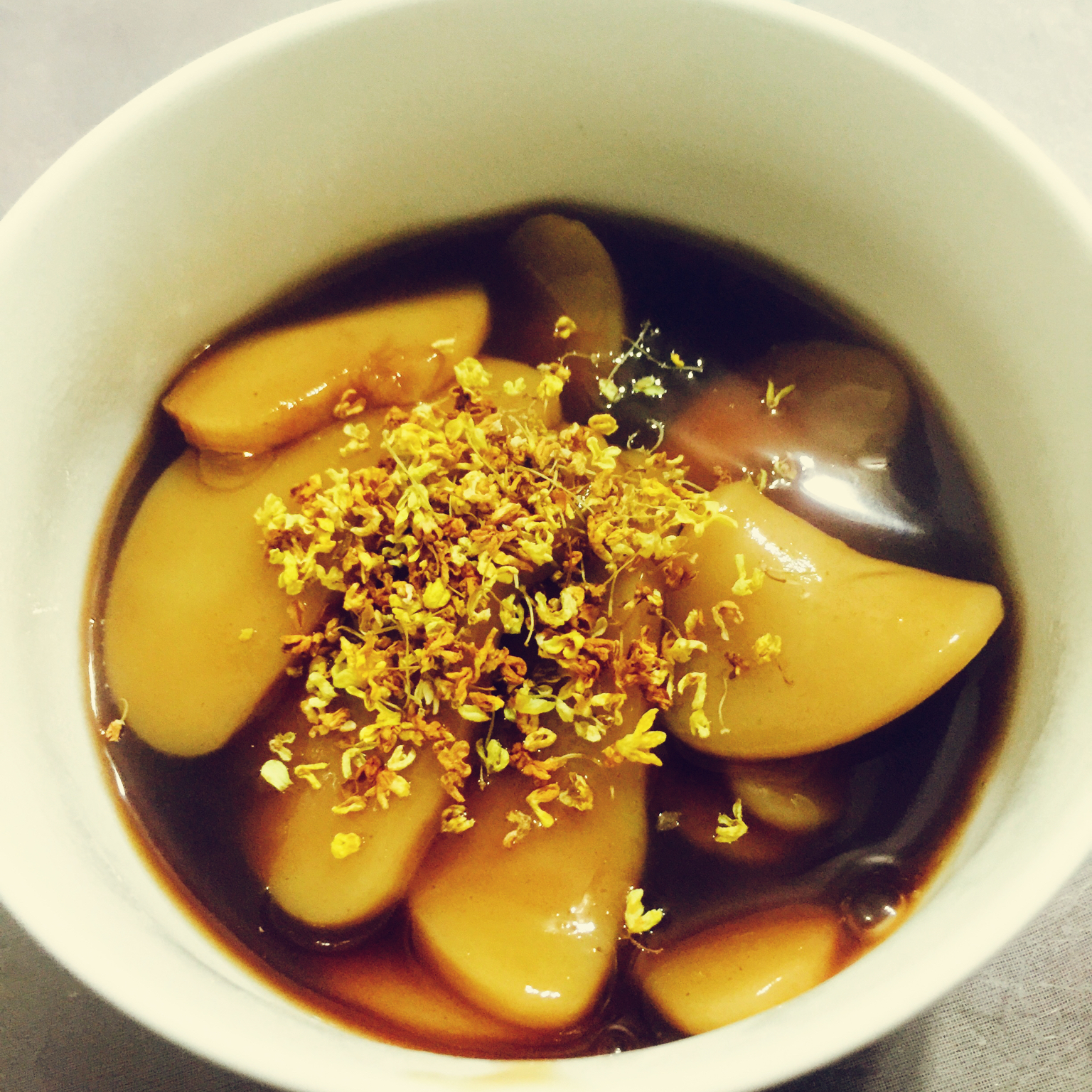 已经很胖还在吃东西的胖纸做的桂花红糖年糕