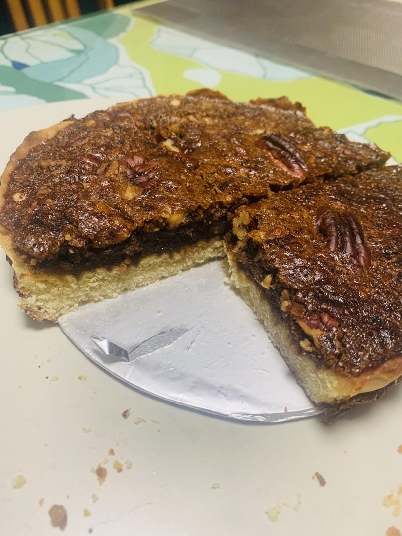 山核桃派/碧根果派 Pecan pie 低卡低热量版