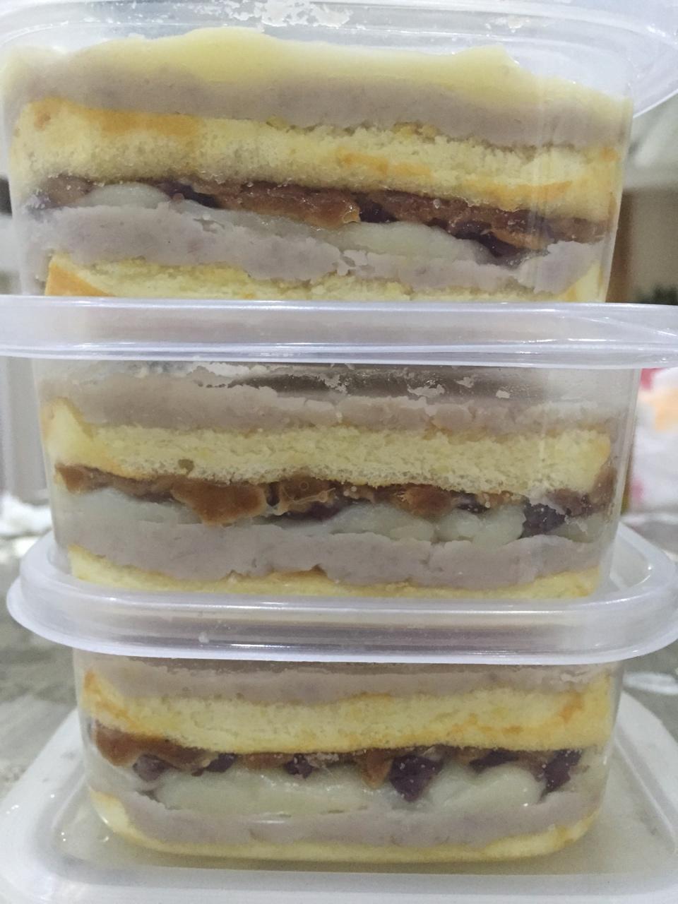 芋泥盒子麻薯肉松燕麦