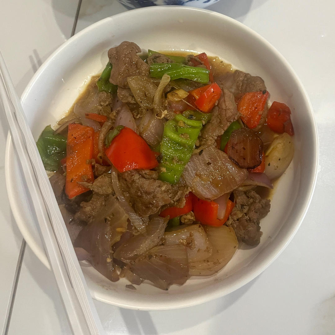 洋葱黑椒牛柳