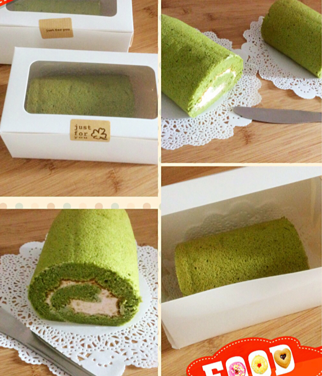 抹茶蜜豆蛋糕卷