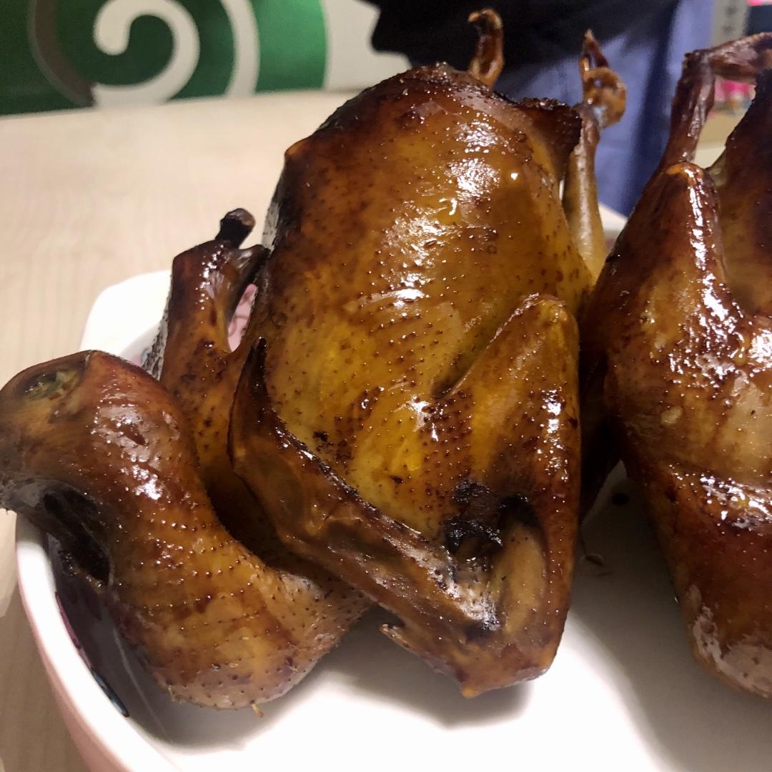 脆皮乳鸽（烤箱版）