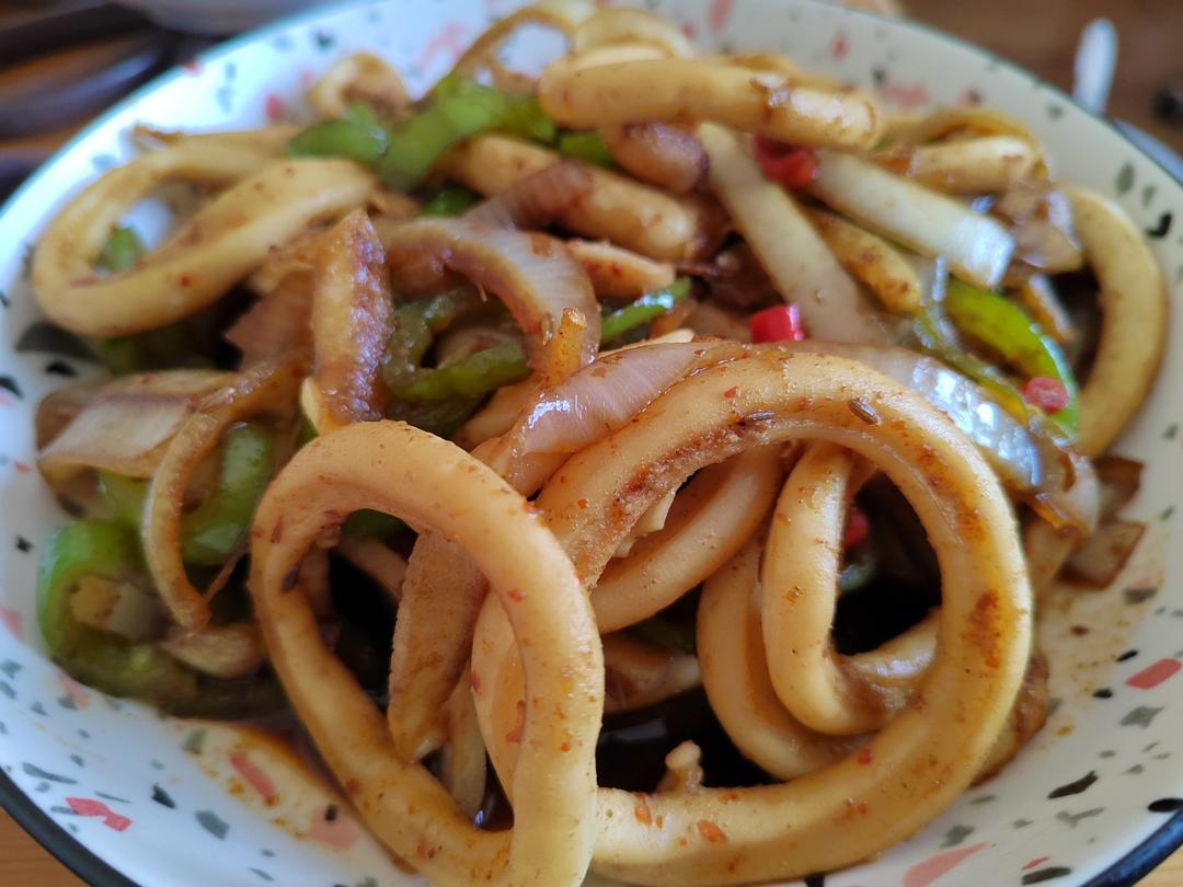 孜然鱿鱼
