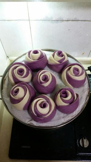 紫薯玫瑰花馒头的做法 步骤33