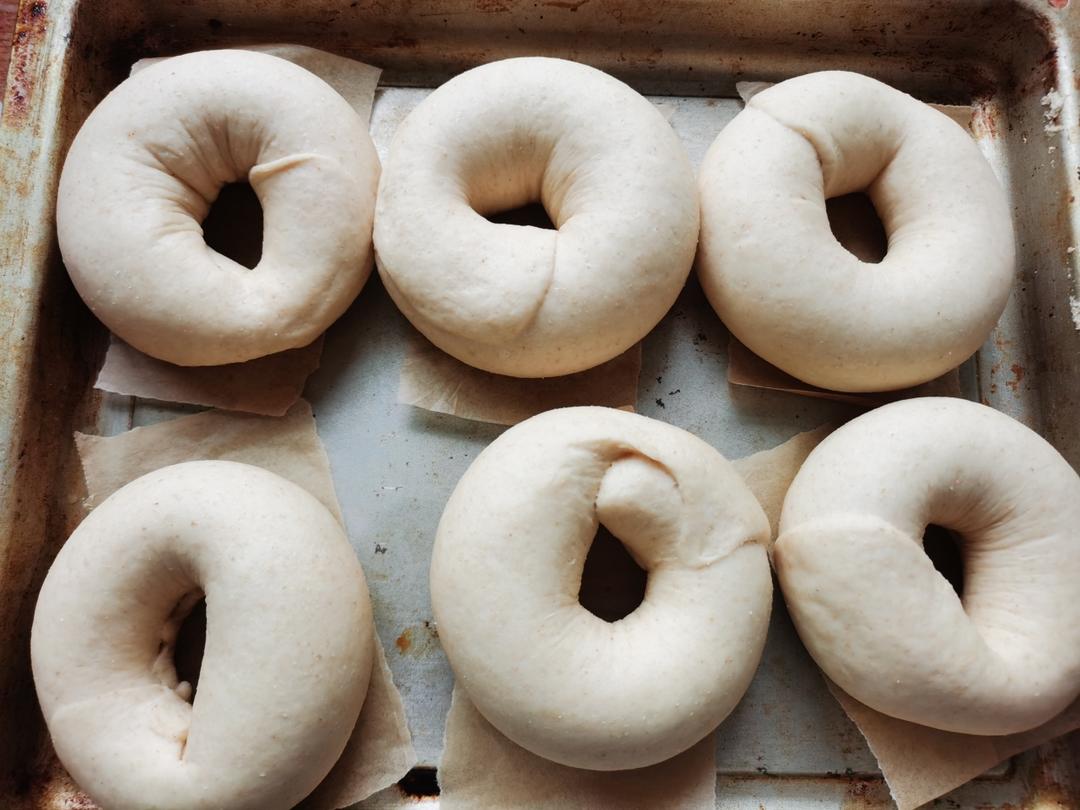 全麦贝果，低糖无油