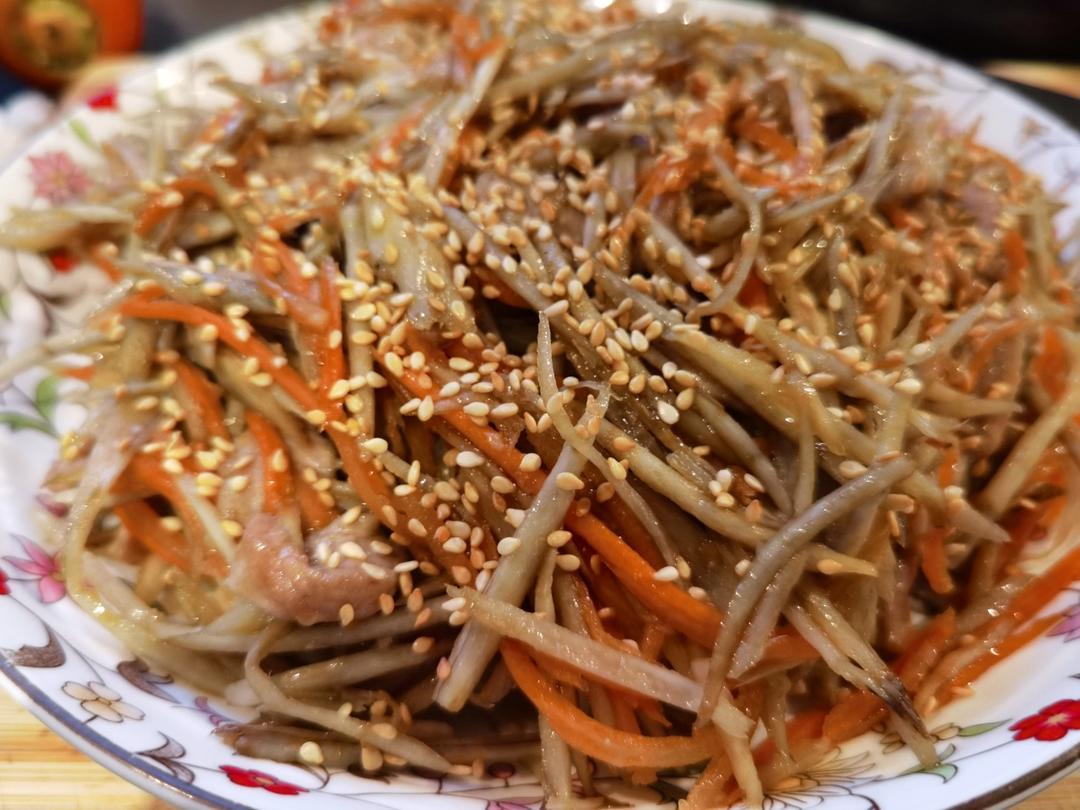不加水也不油的金平风牛蒡