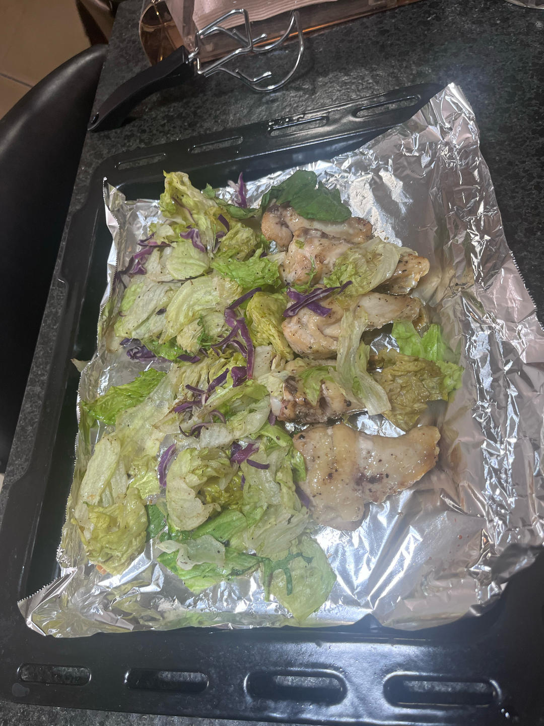 烤鸡翅根和蔬菜 烤箱版