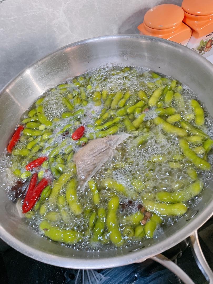 豪华版水煮毛豆