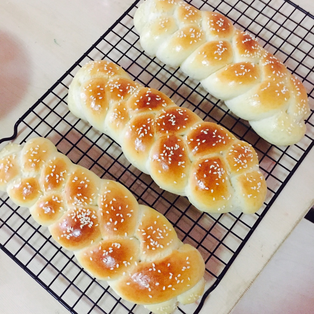 酸奶辫子面包（一次发酵）