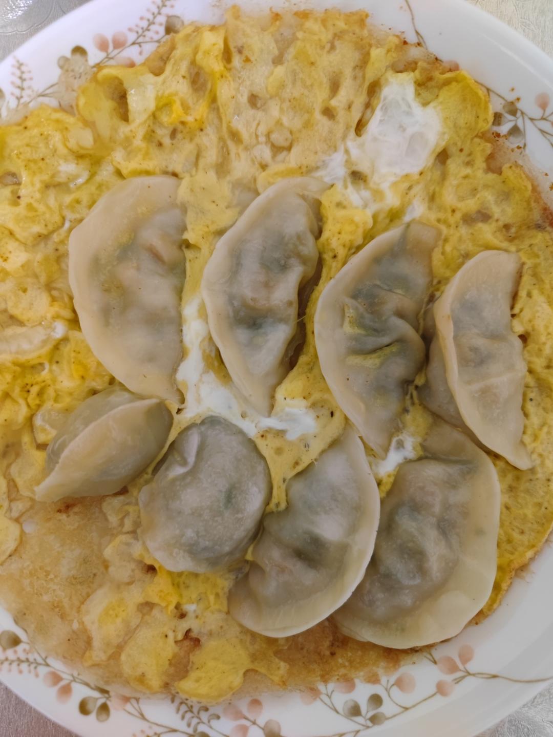 懒人快手抱蛋煎饺