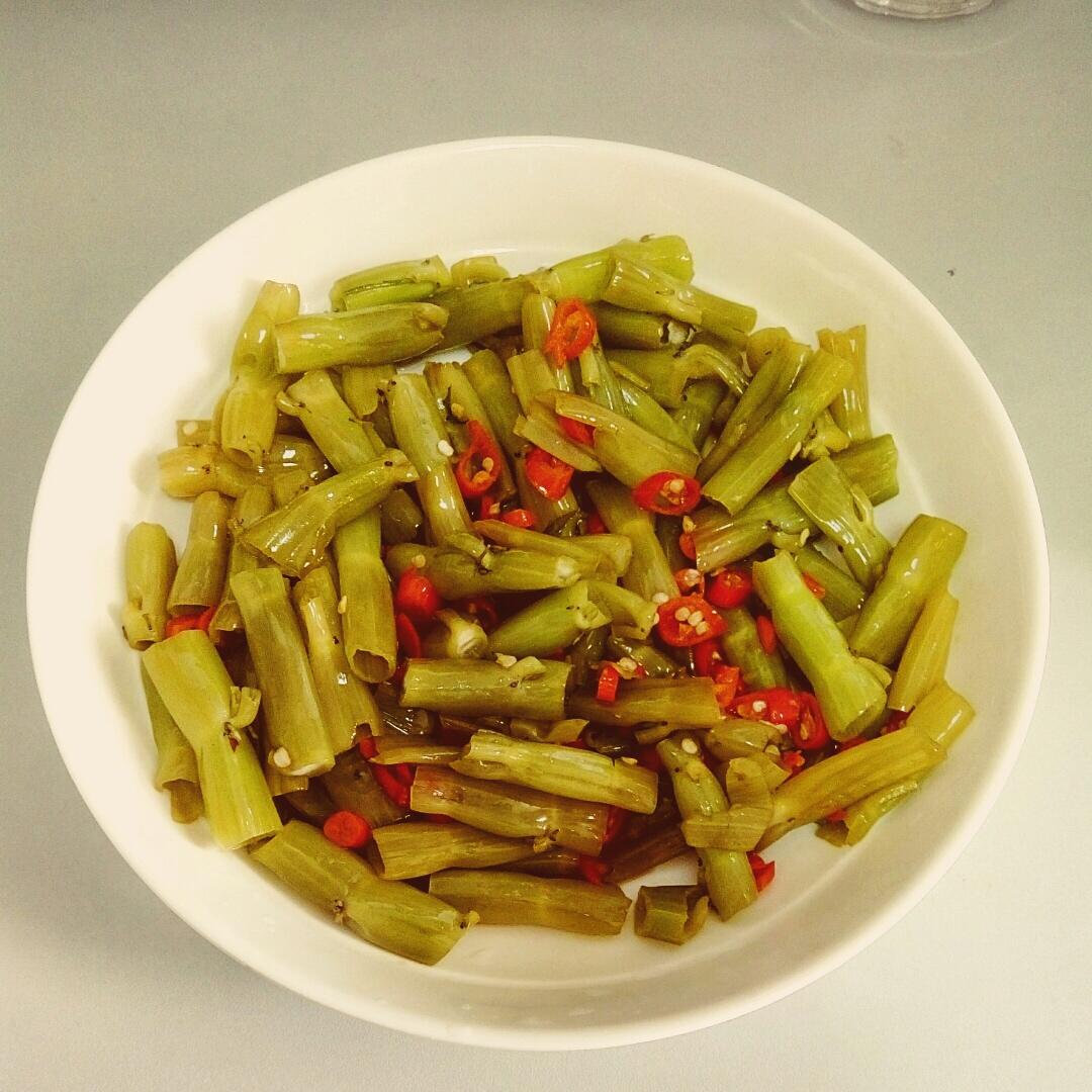 空心菜梗酸的做法