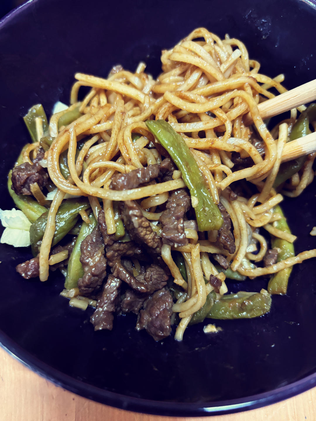 地道老北京扁豆焖面 豆角焖面 太好吃小心吃撑哦
