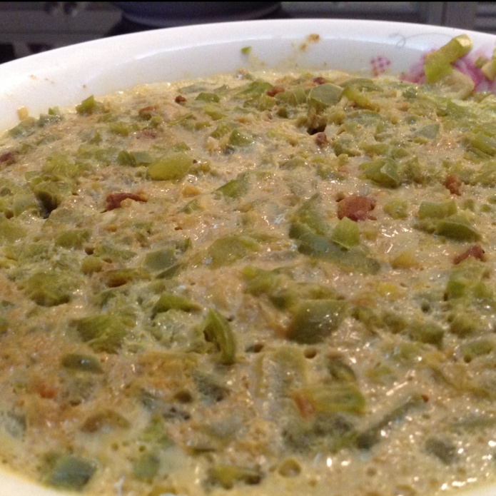 东北菜 蒸辣椒焖子