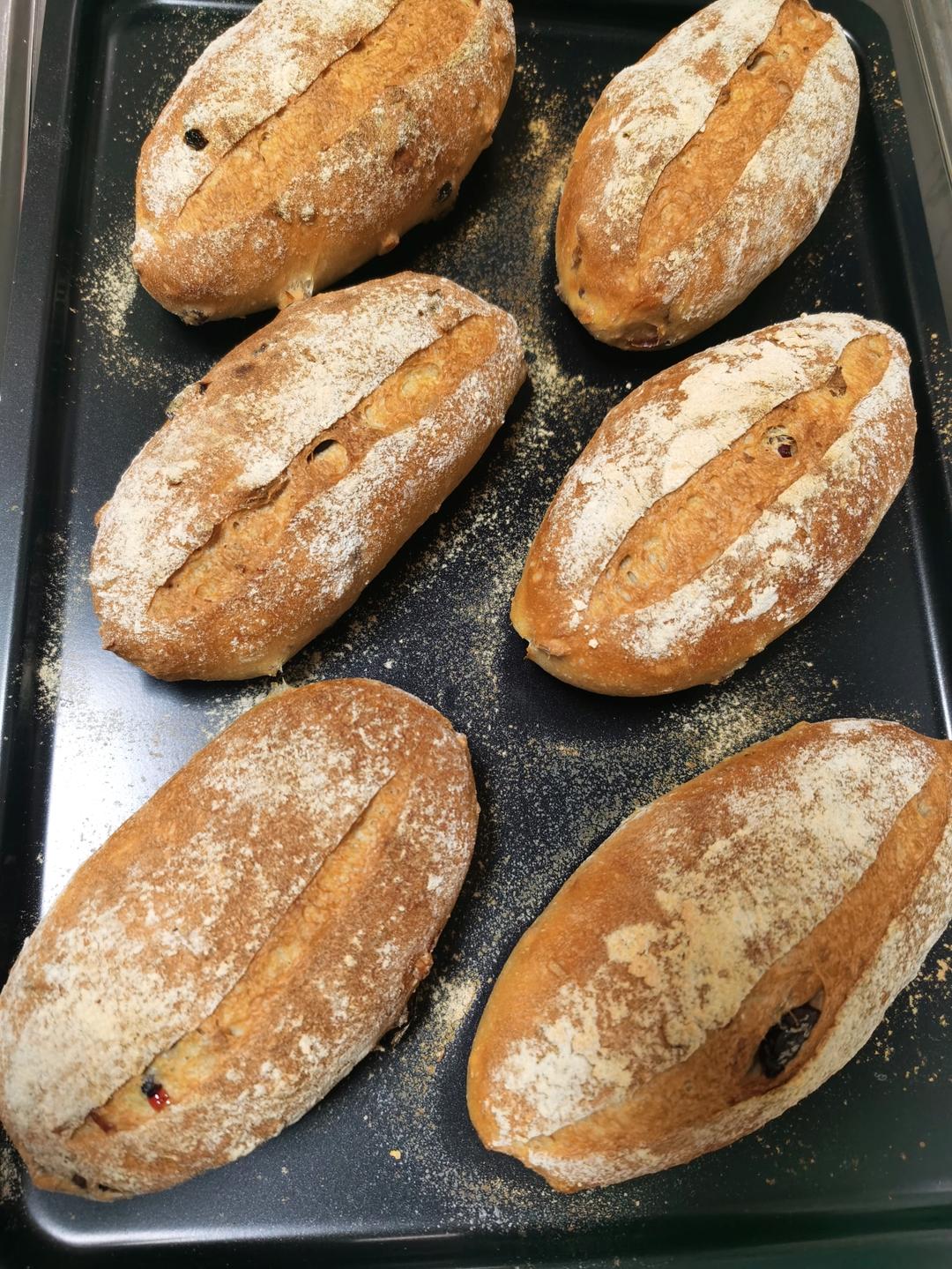 法式乡村面包                      （蔓越莓核桃、培根乳酪）