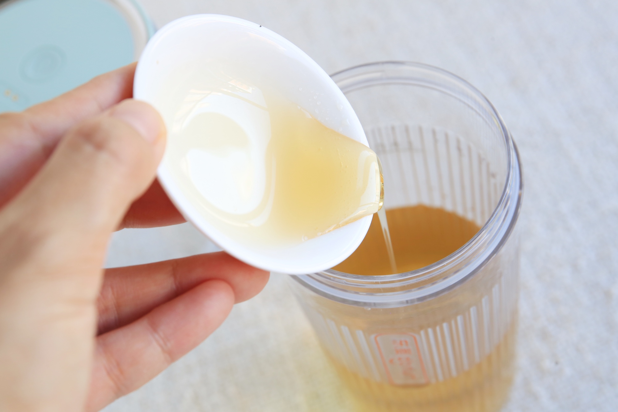 【东菱乐萃杯】水果香薄荷绿茶叶的作法 流程9