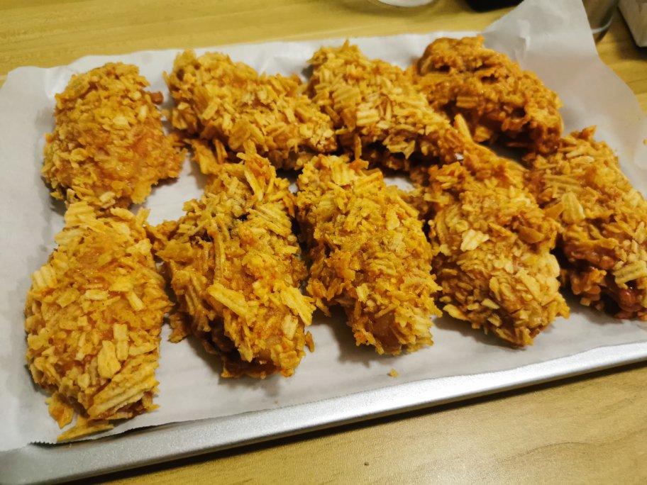 薯片鸡翅（烤箱版）