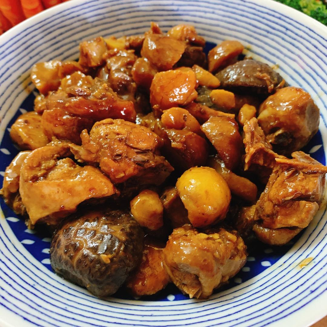 【栗子烧鸡】鸡肉都给你吃，栗子归我~