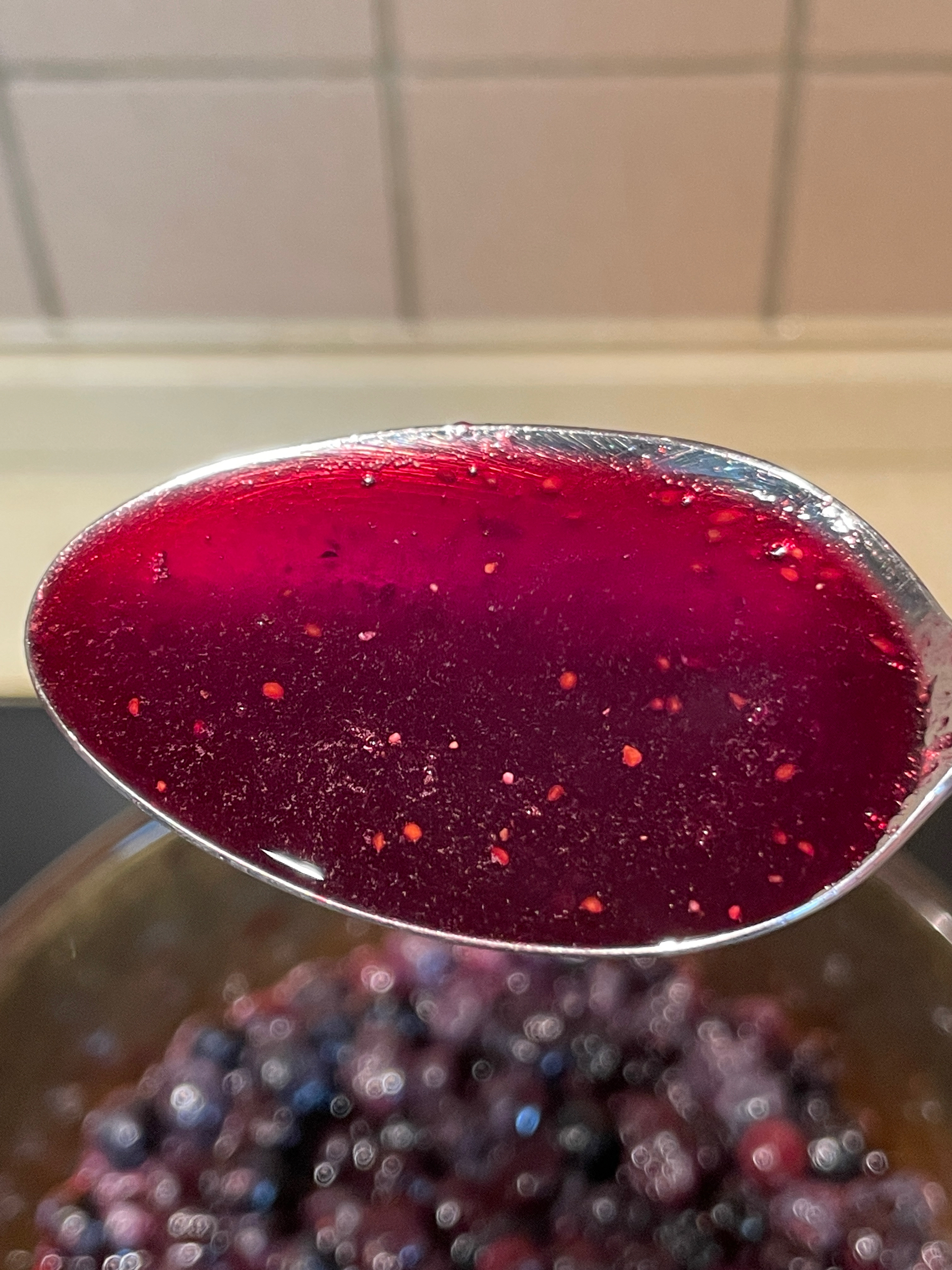 消耗冰冻蓝莓的蓝莓酱的做法