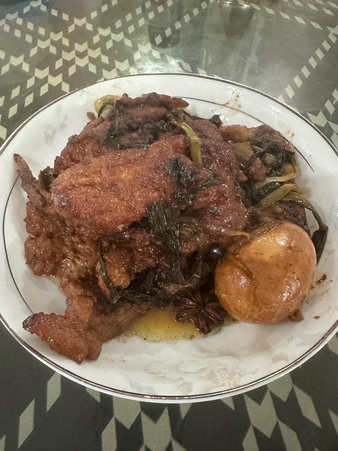 葱烤大排（浓油赤酱的上海菜）