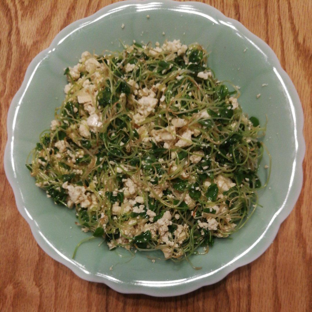 香椿苗拌豆腐
