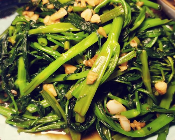 快手空心菜的做法