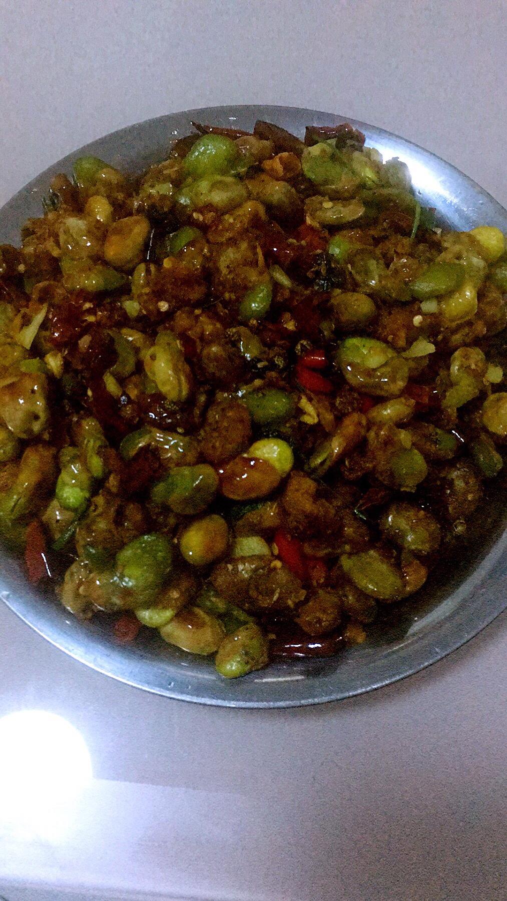 麻辣胡豆的做法