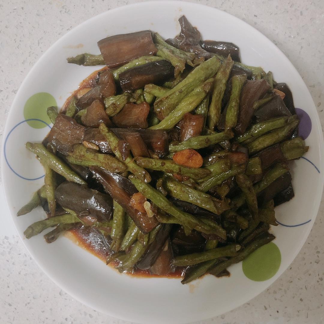 豆角烧茄子