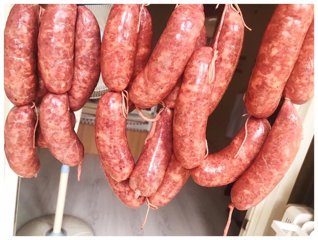 🐂自制黑椒脆皮肠（牛肉肠）by pink-rabbit