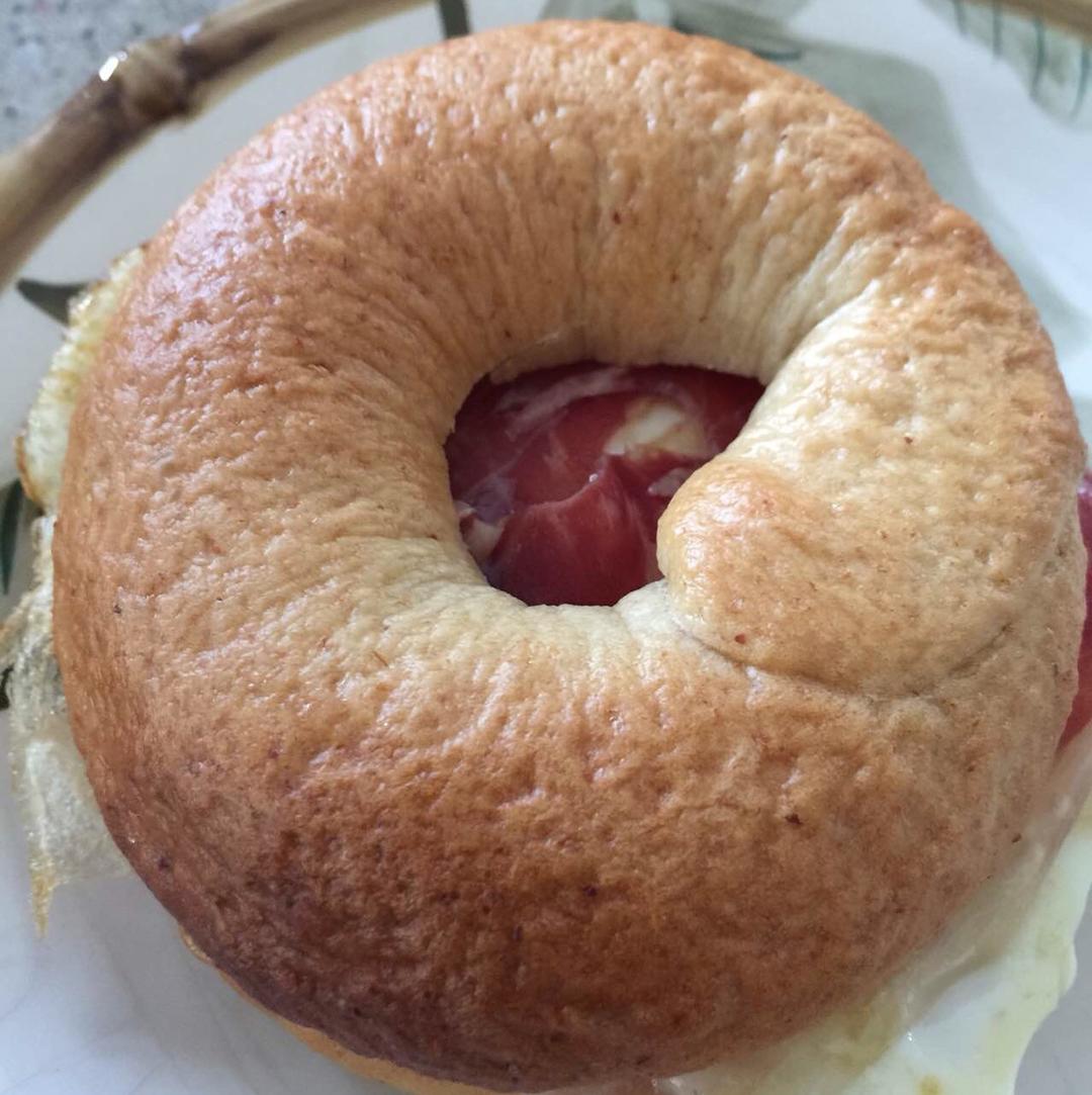 百搭的芝麻贝果 bagel的做法