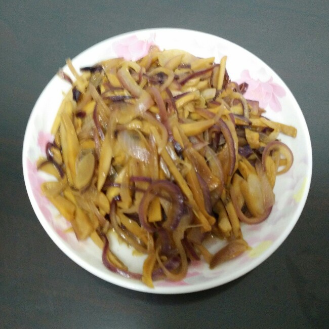 洋葱遇到杏鲍菇