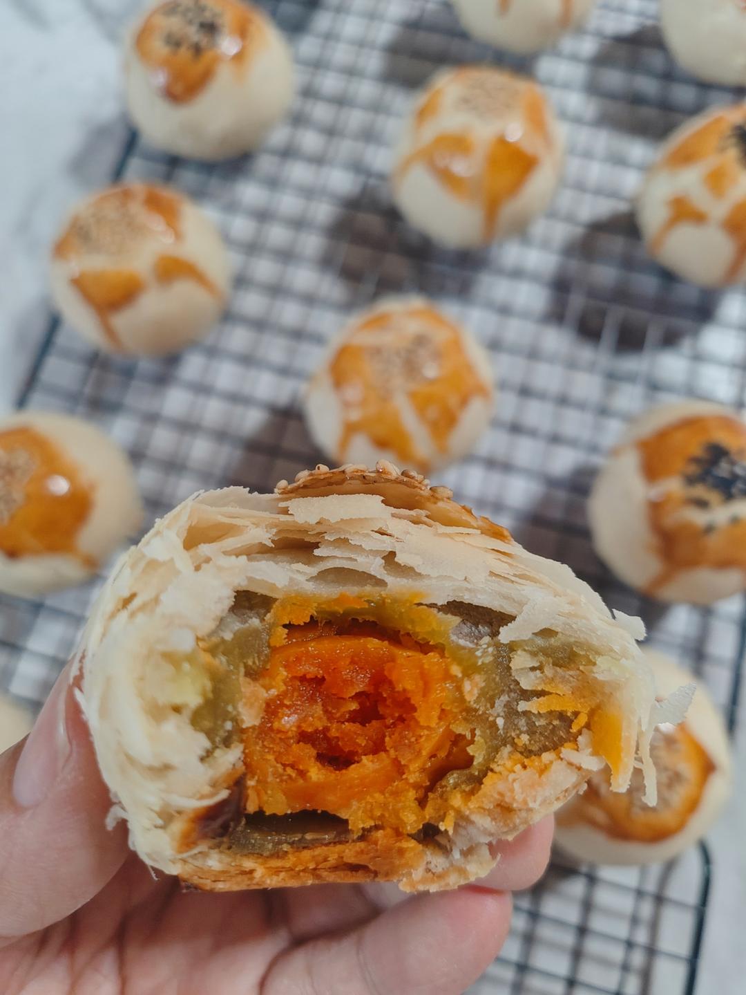 蛋黄酥&网红麻薯蛋黄酥---半圆天地盖包装调整方