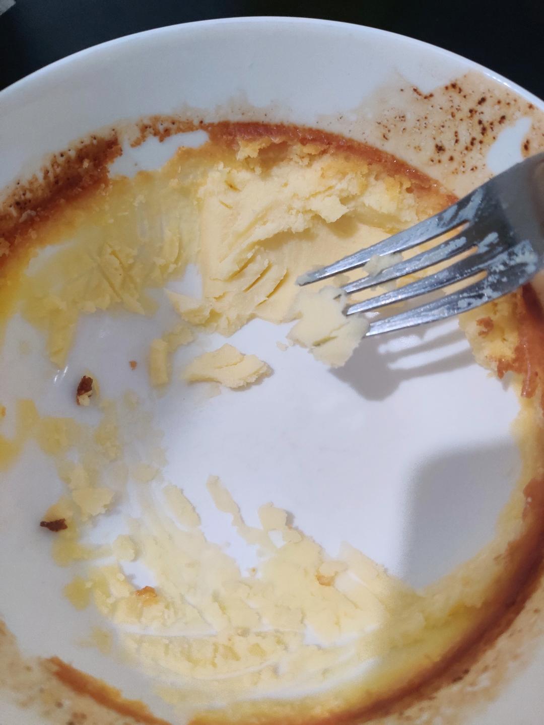 空气炸锅奶油奶酪极简蛋糕