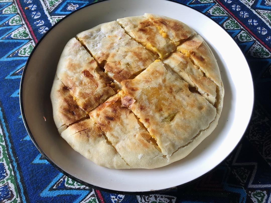 爆浆芝士红薯饼