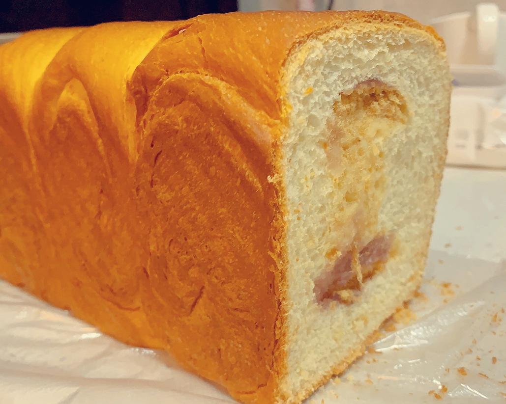 芋泥肉松吐司的做法