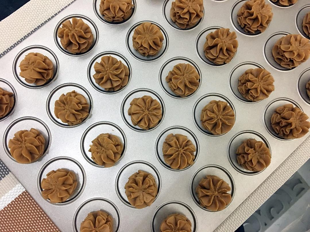 (珍妮曲奇+网红曲奇)咖啡小花配方/烘焙视频饼干篇2