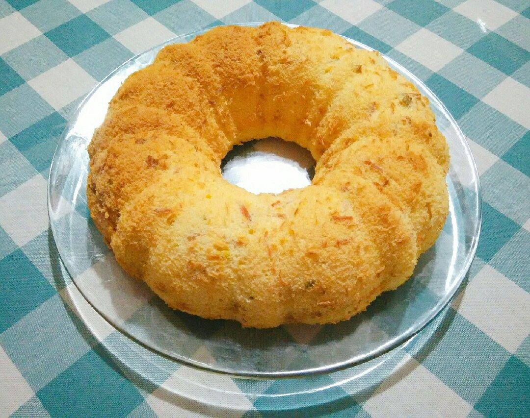 咸香戚风经典——黄金葱香肉松戚风