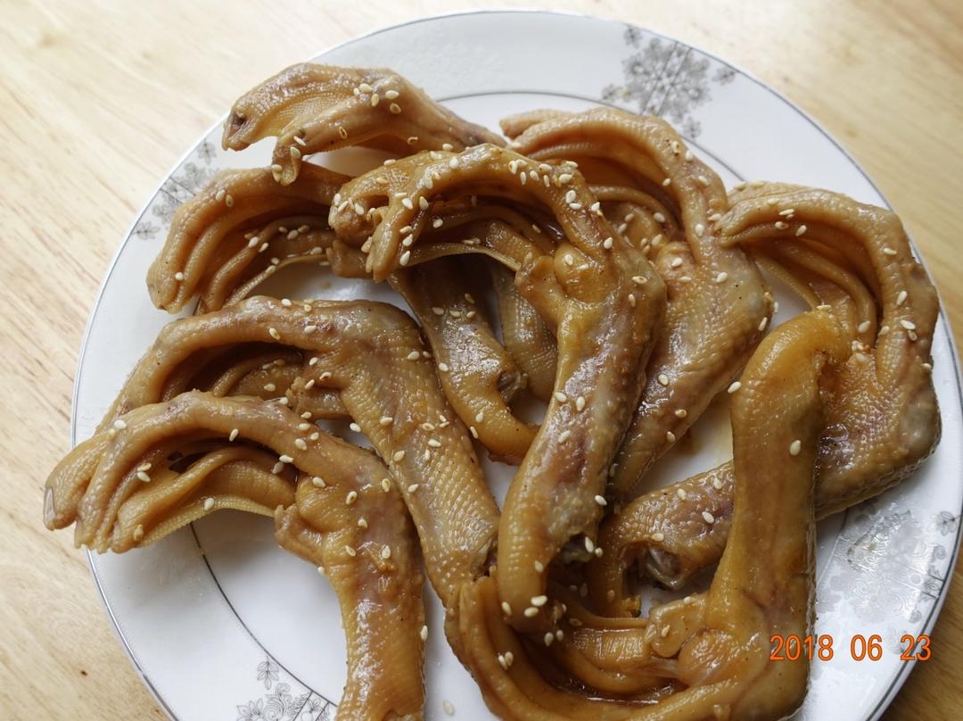 红烧鸭脚（烧不烂的鸭脚）