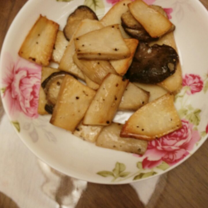 香煎黑椒杏鲍菇