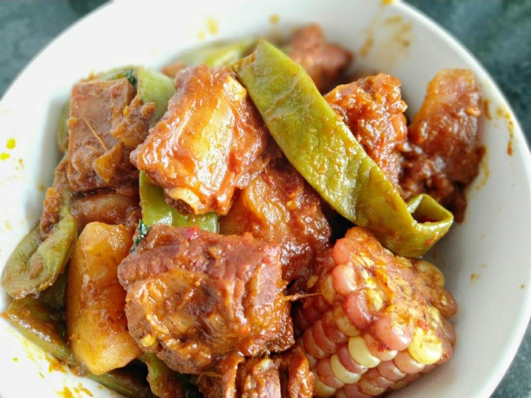 排骨炖豆角