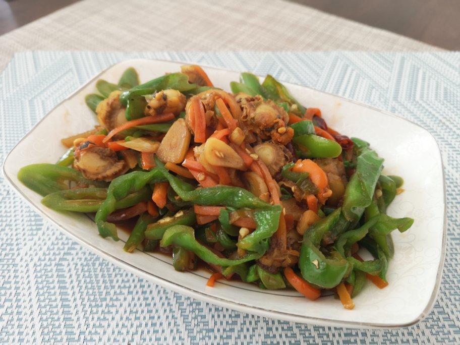 拌米饭賊好吃——扇贝肉炒辣椒