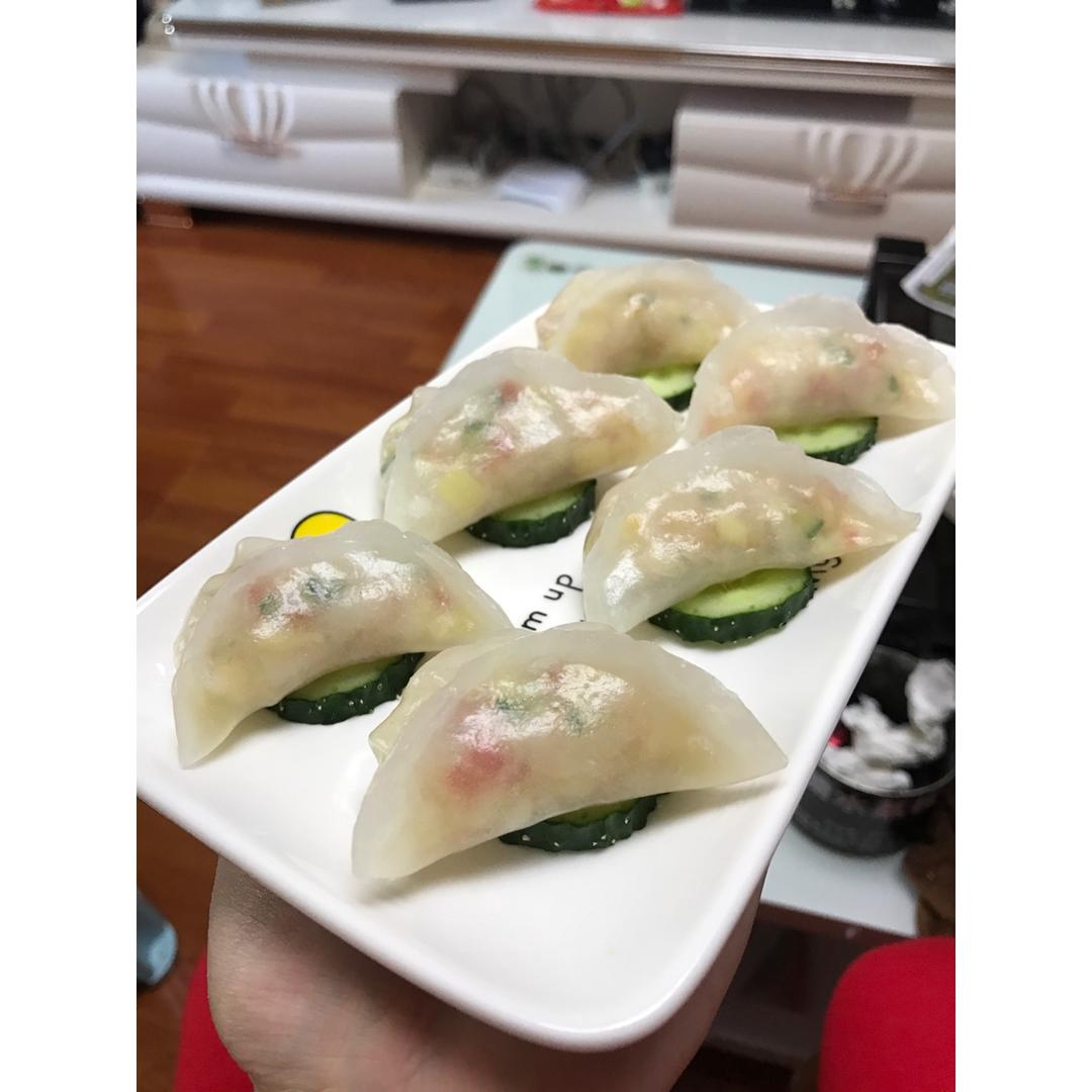 弯梳虾饺